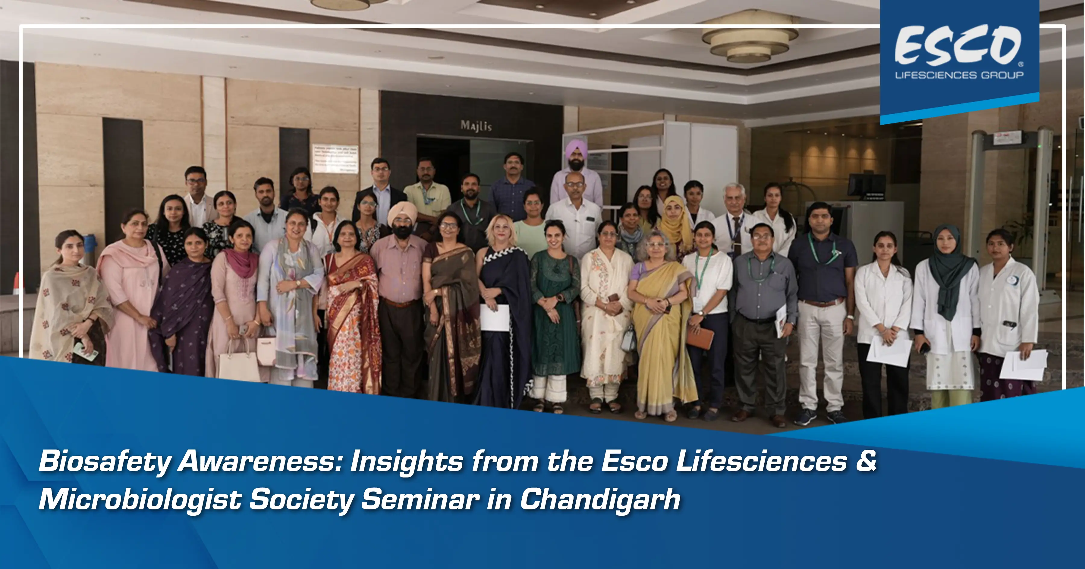 Biosafety Awareness: Insights from the Esco Lifesciences & Microbiologist Society Seminar in Chandigarh